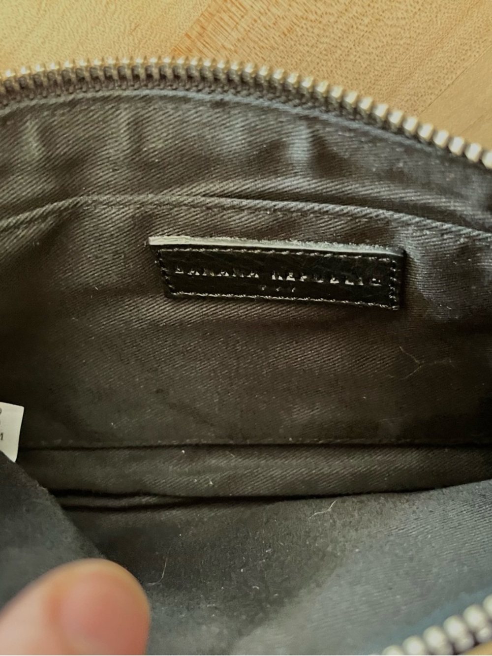 Banana Republic Black Perforated Leather Wristlet - Picture 8 of 10
